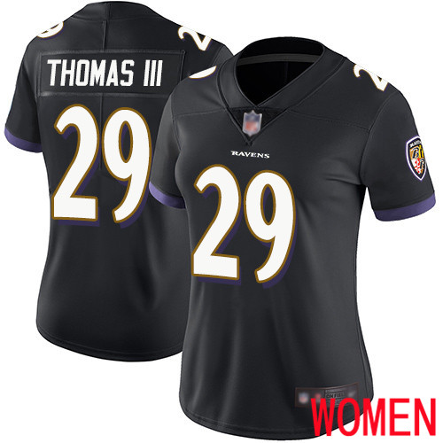 Baltimore Ravens Limited Black Women Earl Thomas III Alternate Jersey NFL Football 29 Vapor Untouchable